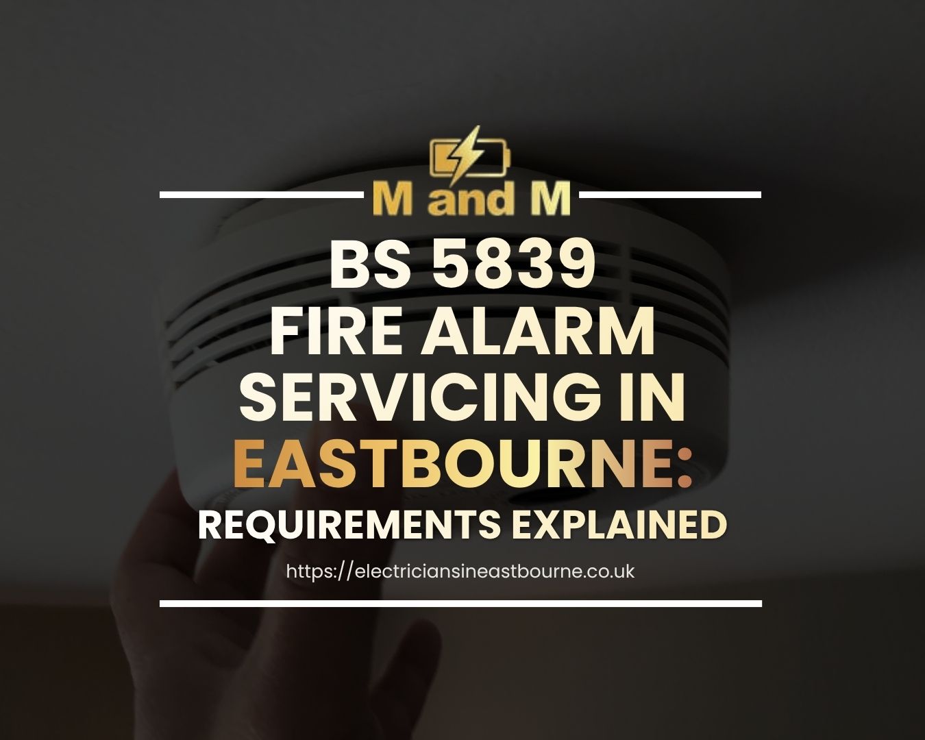 fire alarm servicing in Eastbourne for BS 5839 compliance