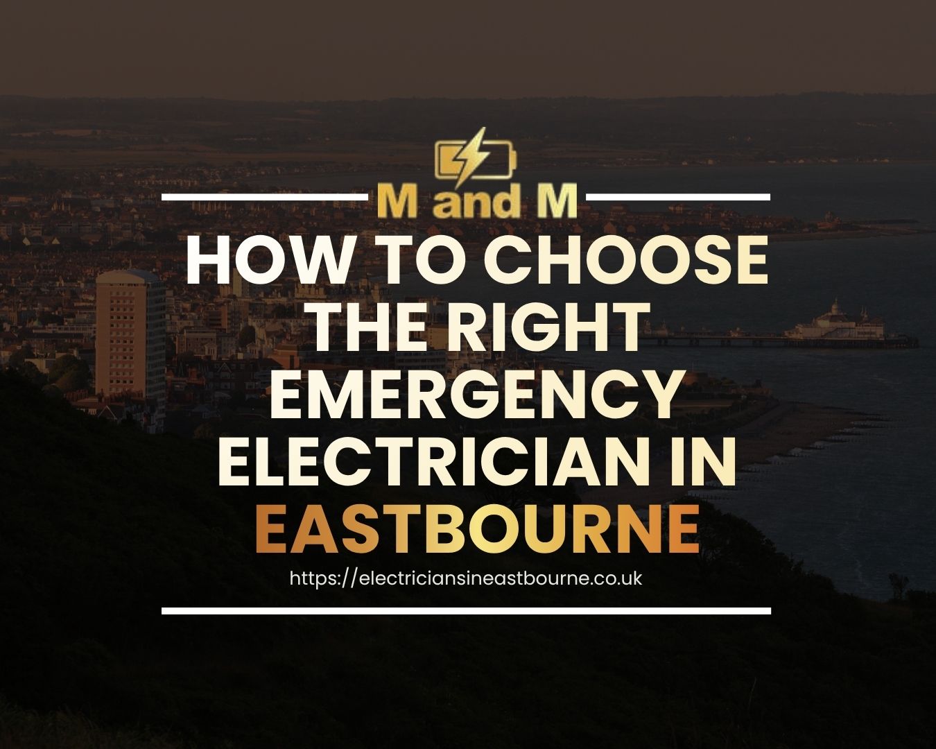 Emergency electrician in Eastbourne carrying out electrical repairs