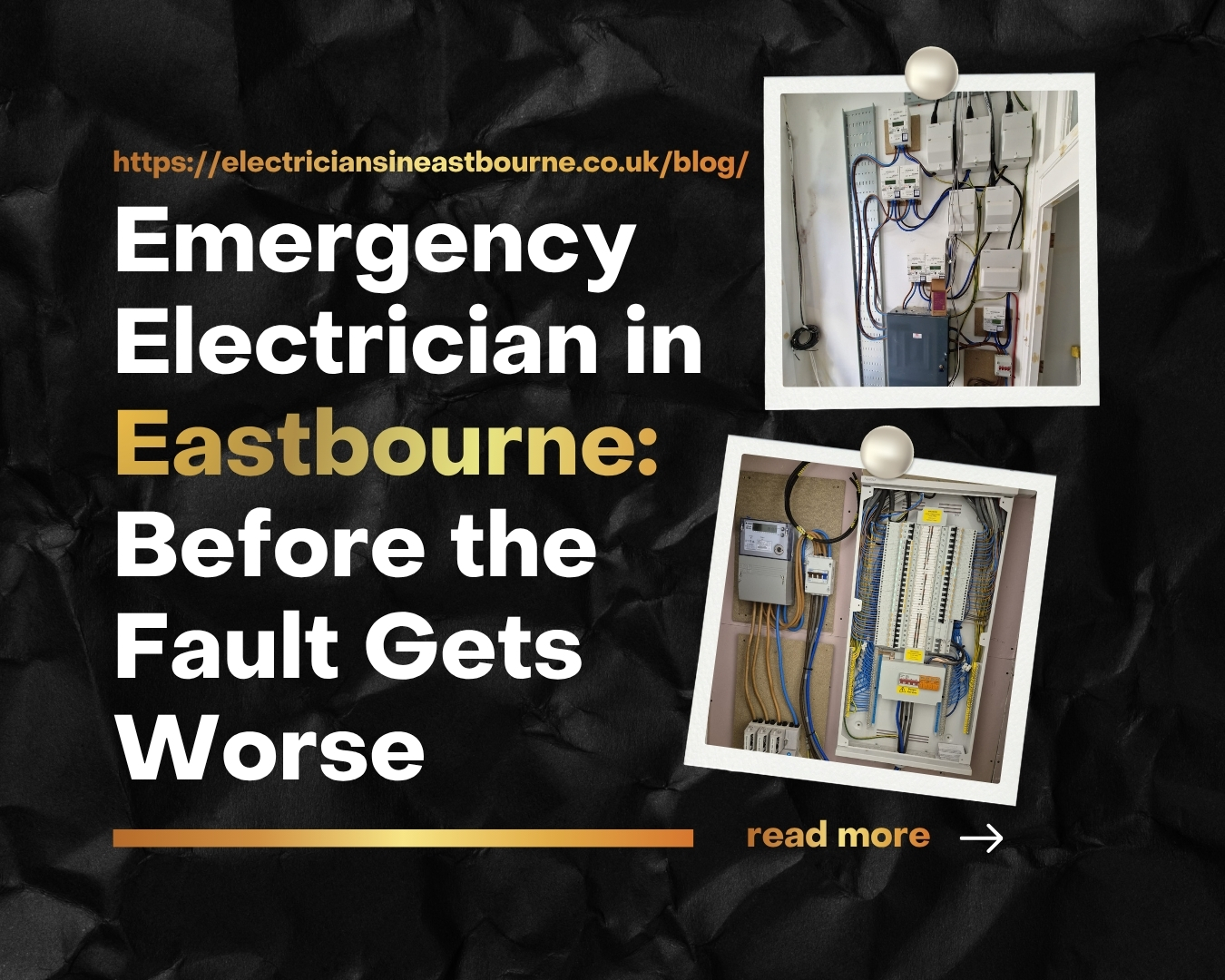Emergency Electrician in Eastbourne Before the Fault Gets Worse